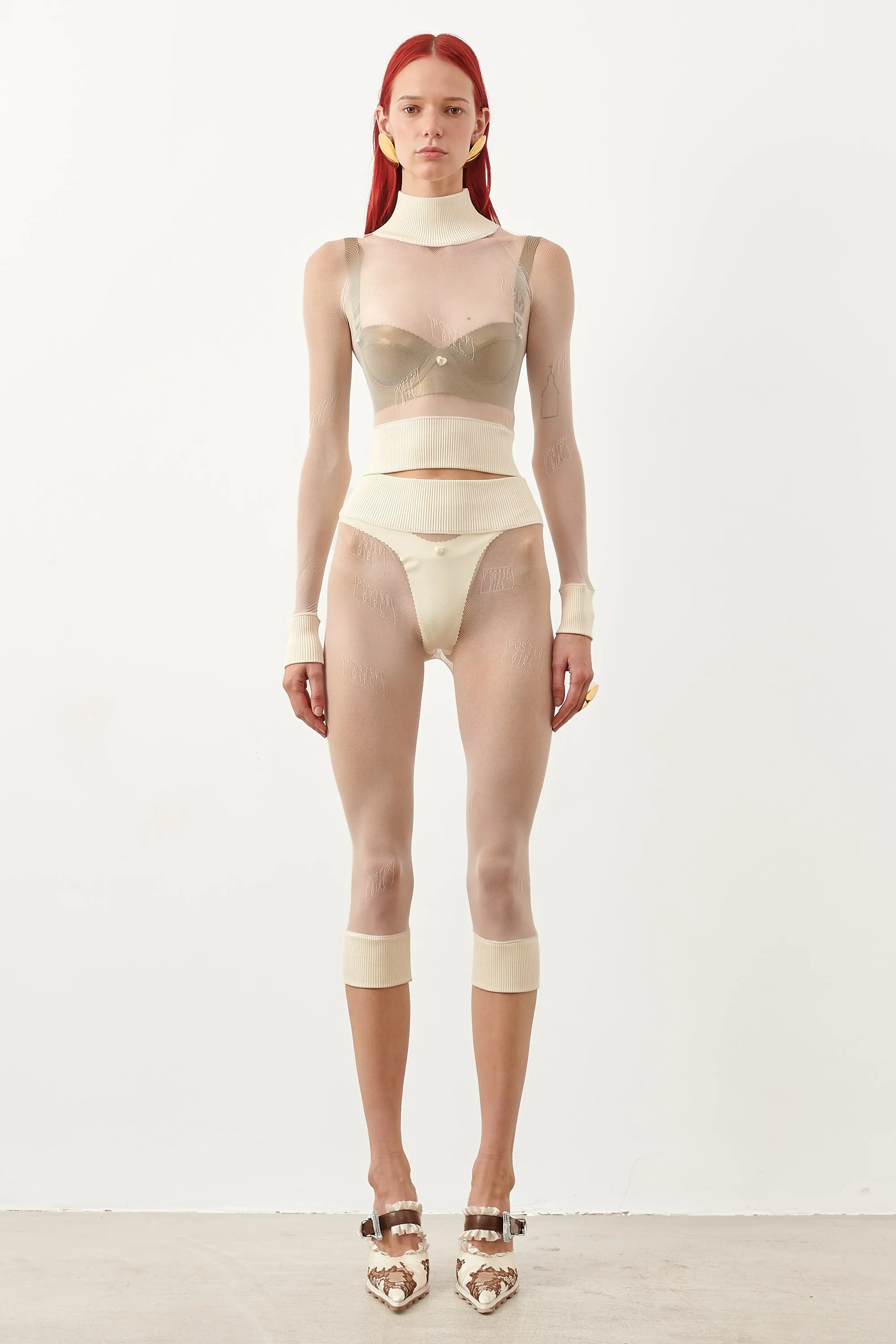 Ahoy Crop Top Oyster sold by Poster Girl product image thumbnail 2