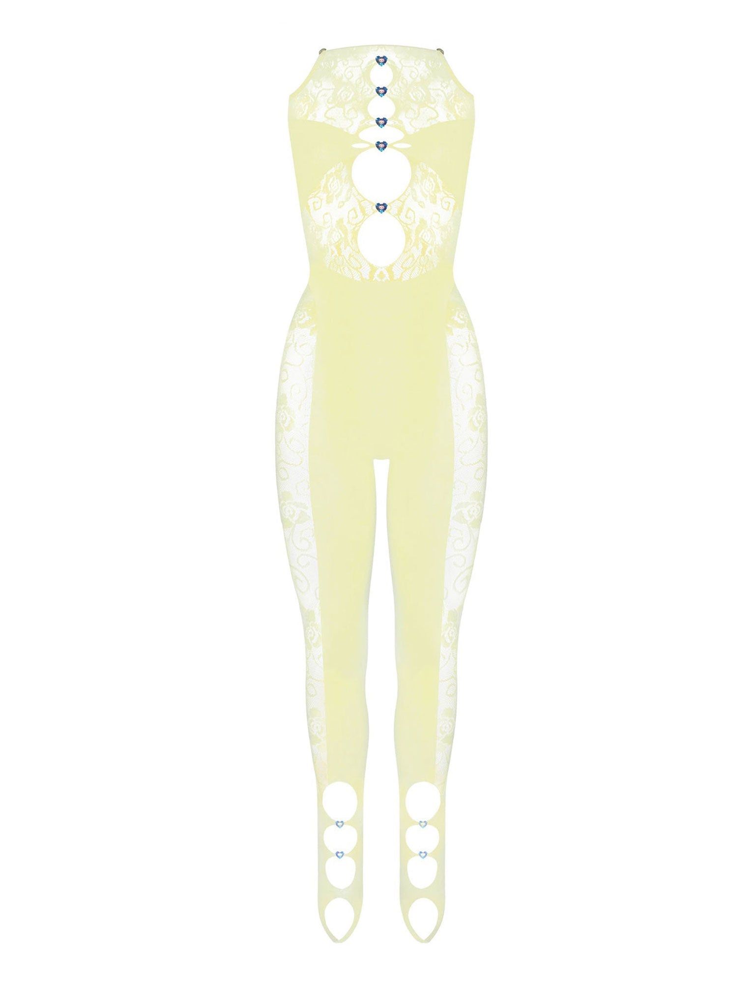 Floral Janice Jumpsuit Butter sold by Poster Girl