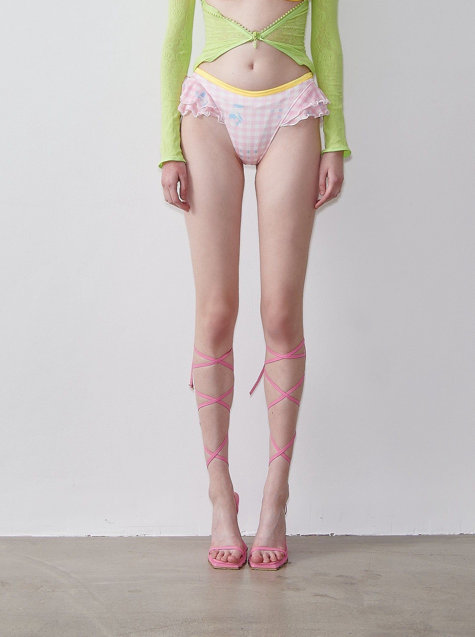 Richards Bikini Bottoms Pink Gingham sold by Poster Girl product image thumbnail 2