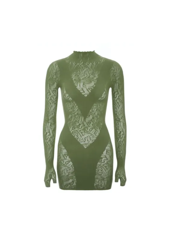Jordan Dress Sativa Green sold by Poster Girl