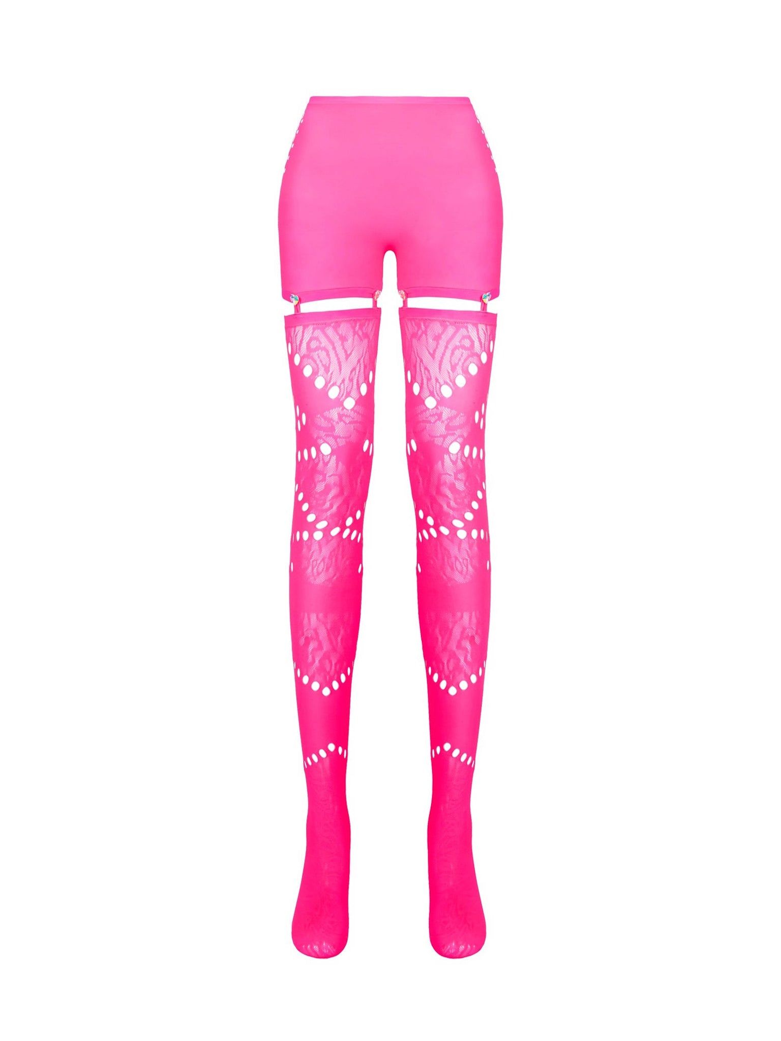 Sloane Leggings Shocking Pink sold by Poster Girl
