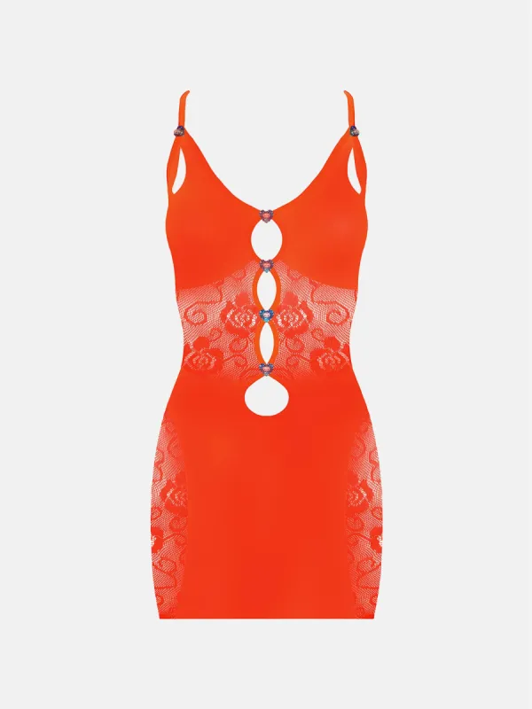 Megan Dress Cherry Soda sold by Poster Girl