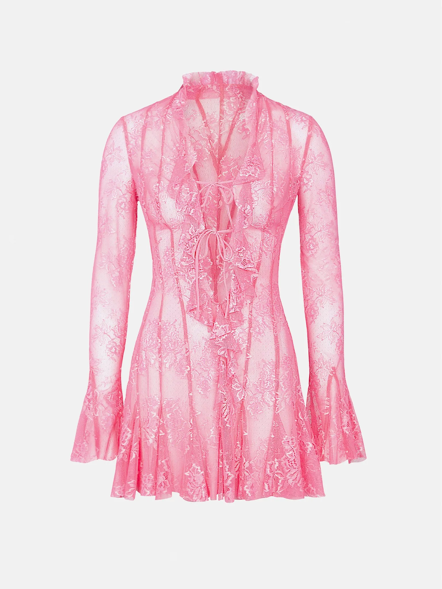 Dakota Mini Dress Fuchsia Pink sold by Poster Girl
