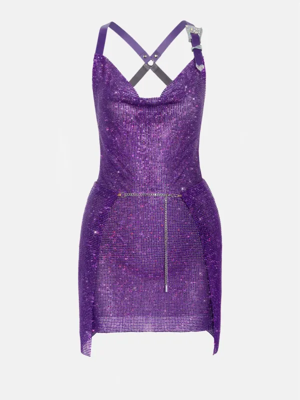 Adrianne Dress in Amethyst sold by Poster Girl