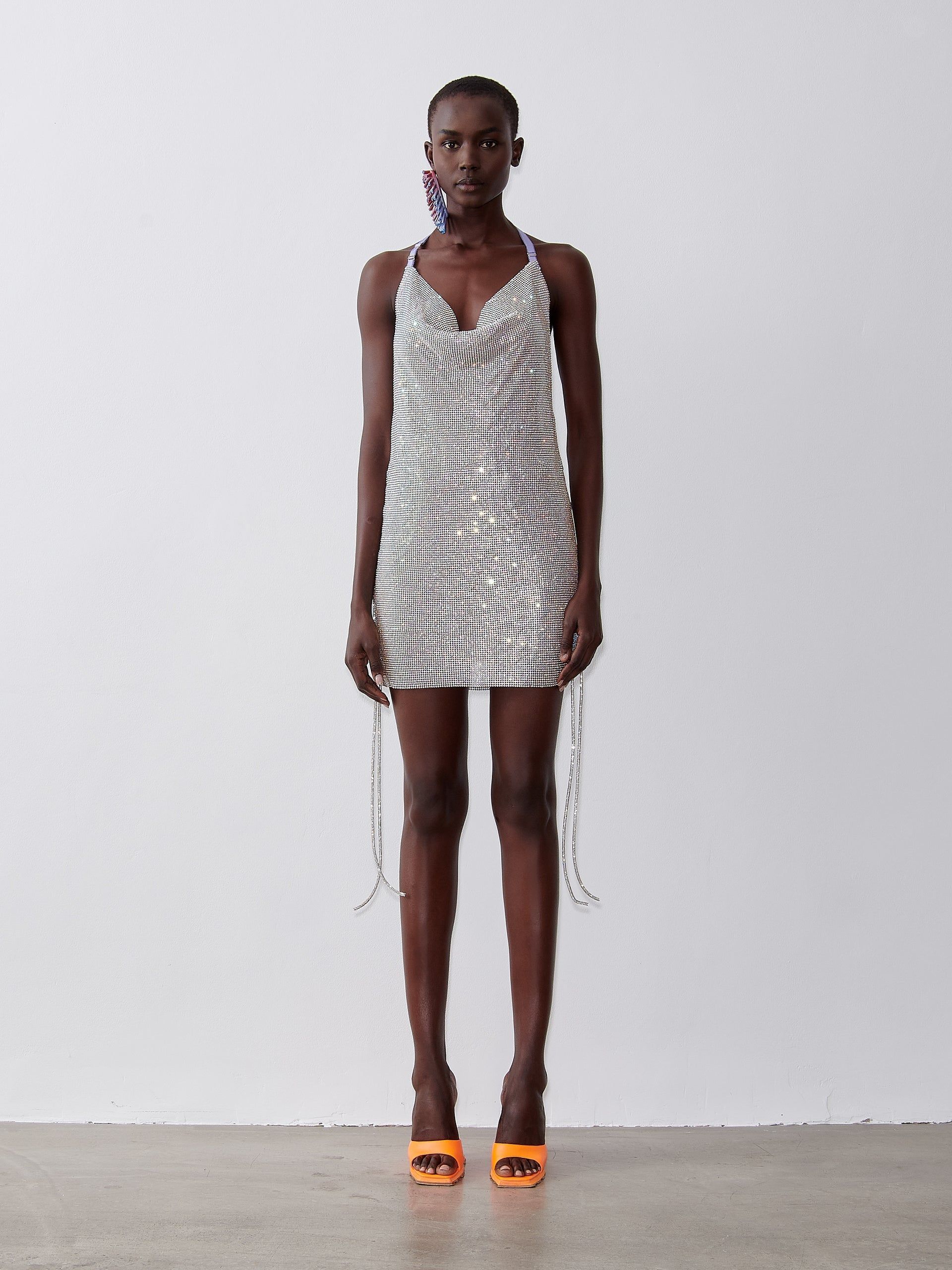 Rhinestoned Zeina Dress Mojito sold by Poster Girl product image thumbnail 2