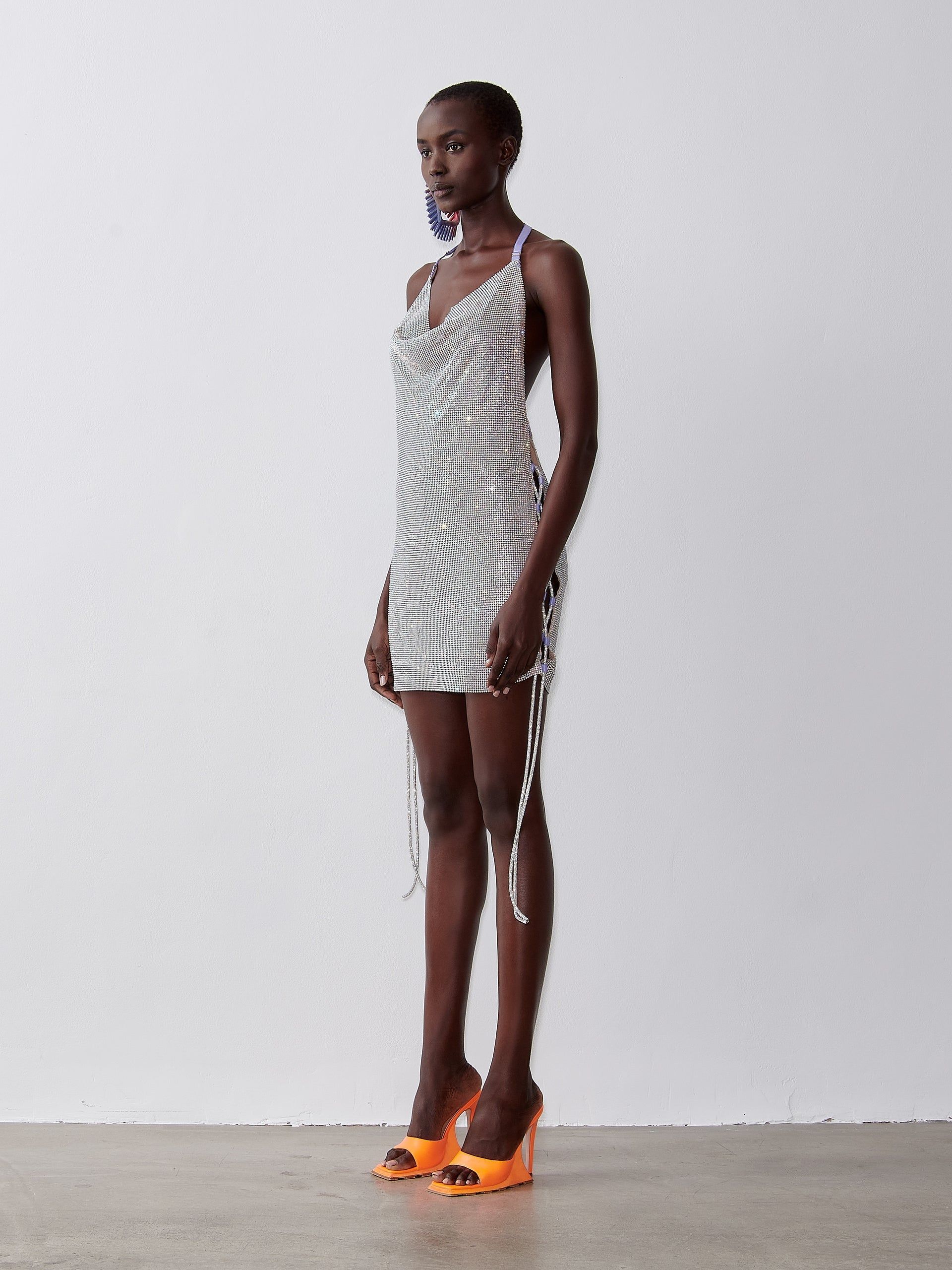 Rhinestoned Zeina Dress Mojito sold by Poster Girl product image thumbnail 4