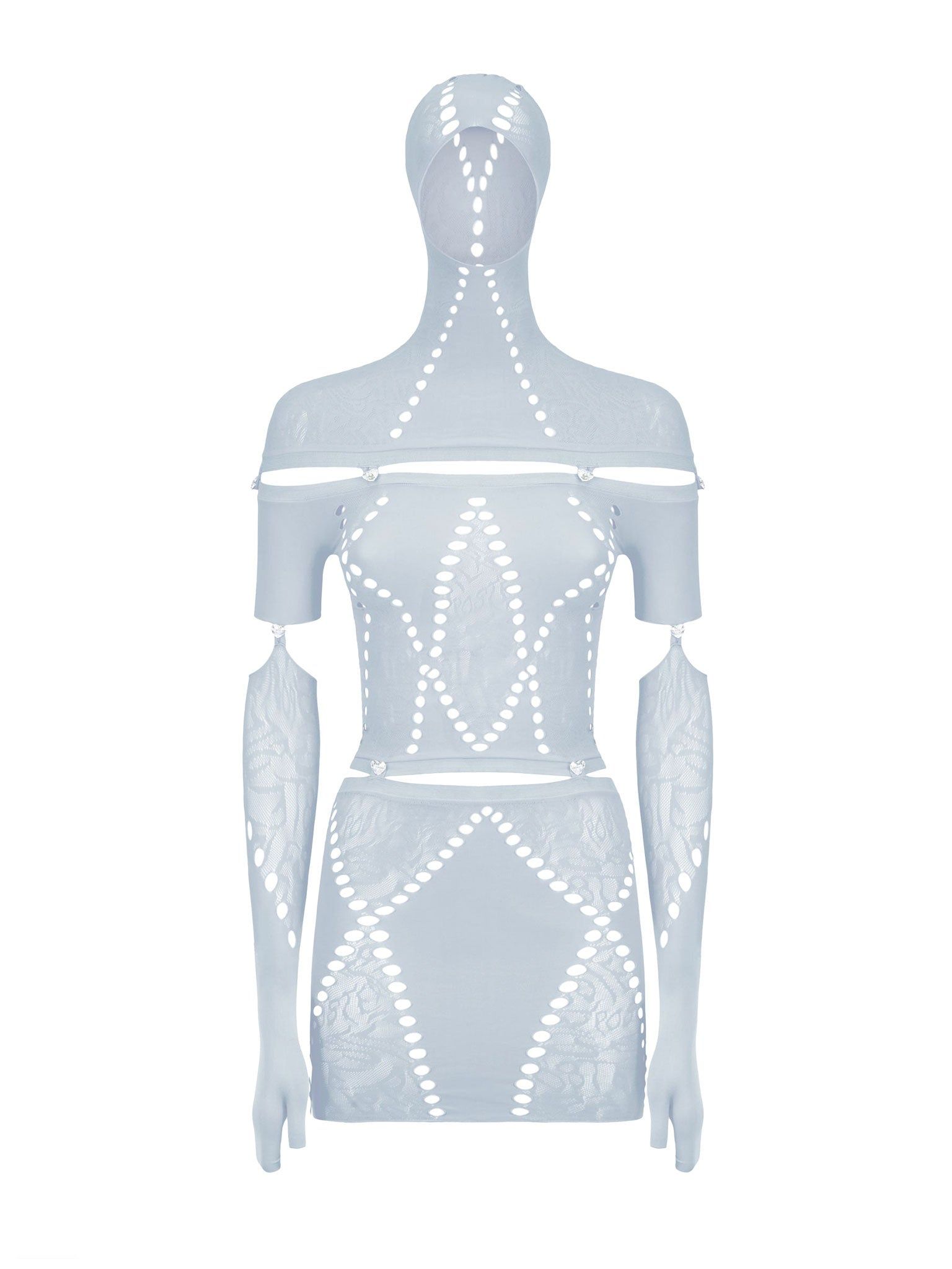 Domino Dress Smoke Grey sold by Poster Girl product image thumbnail 2