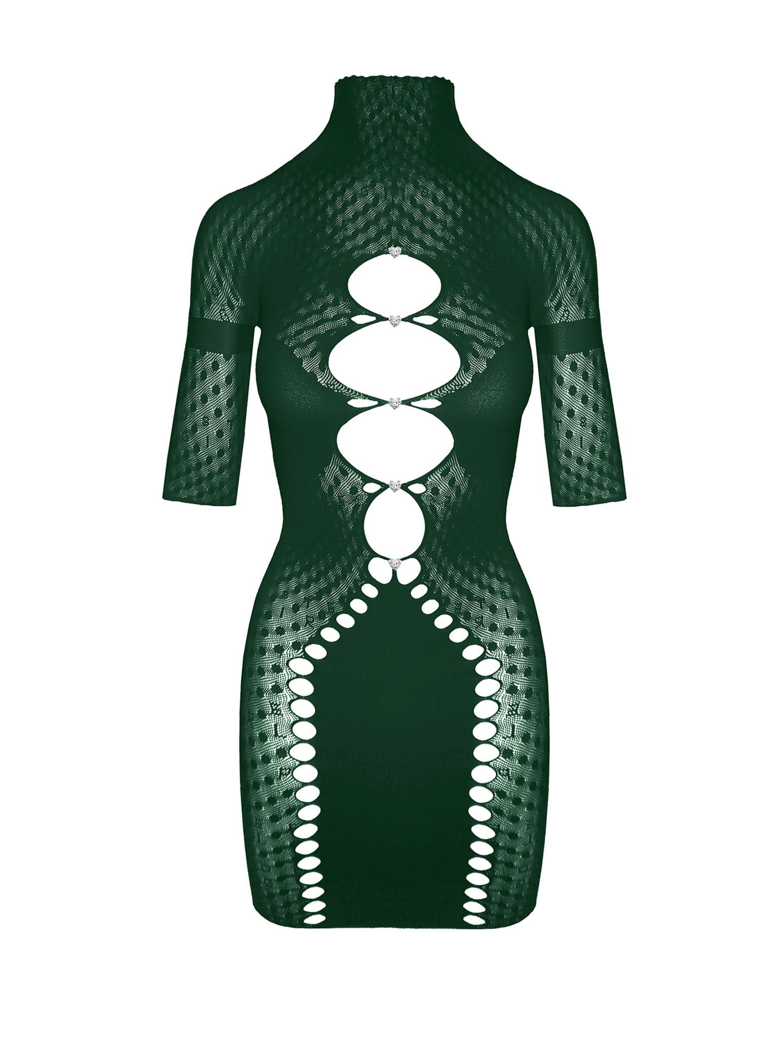 Pandora Dress in Forest Green sold by Poster Girl