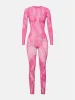 Hen Jumpsuit Pink sold by Poster Girl