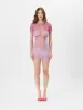 Pin-Up Mini Dress Lilac sold by Poster Girl