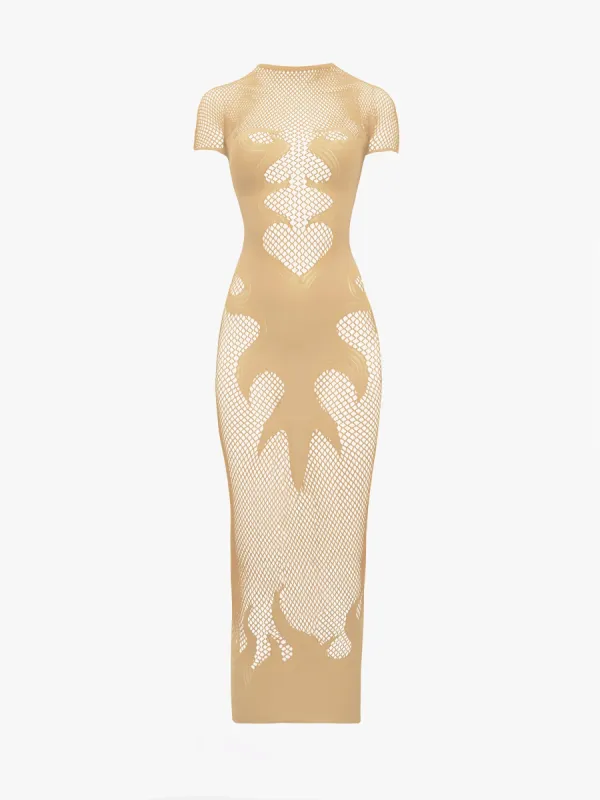 Peachy Dress Beige sold by Poster Girl