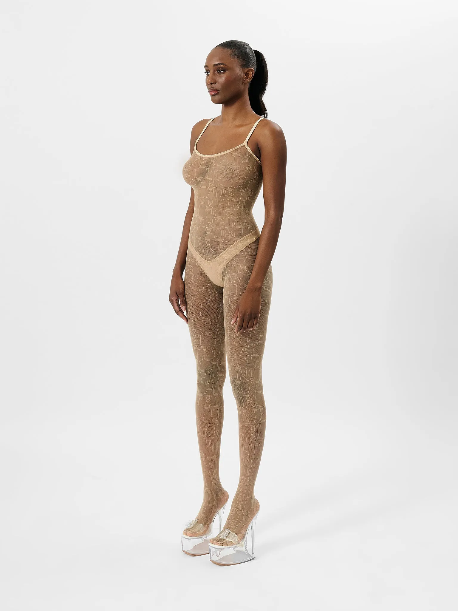 Minted Jumpsuit Beige sold by Poster Girl product image thumbnail 4