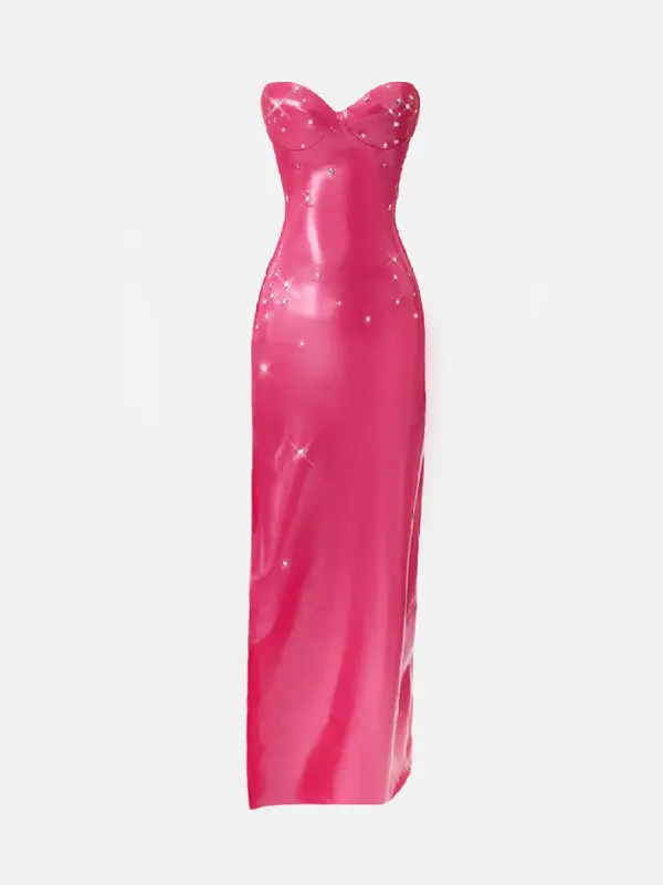 Bunny Latex Maxi Dress sold by Poster Girl