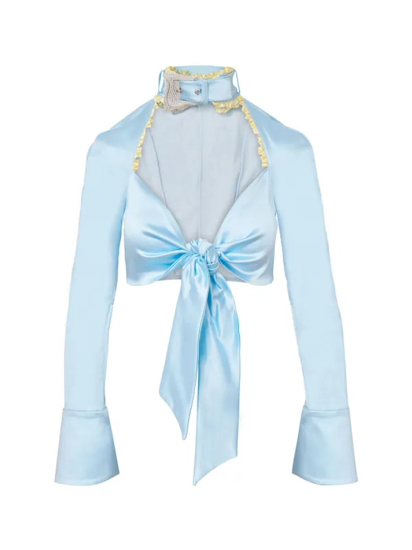 Siren Top Blue sold by Poster Girl