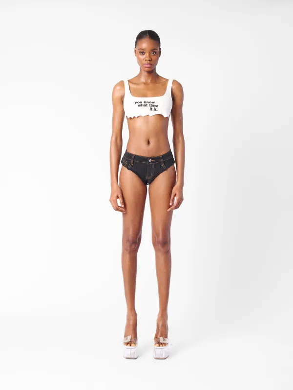 Oakley Denim Hotpants Black sold by Poster Girl