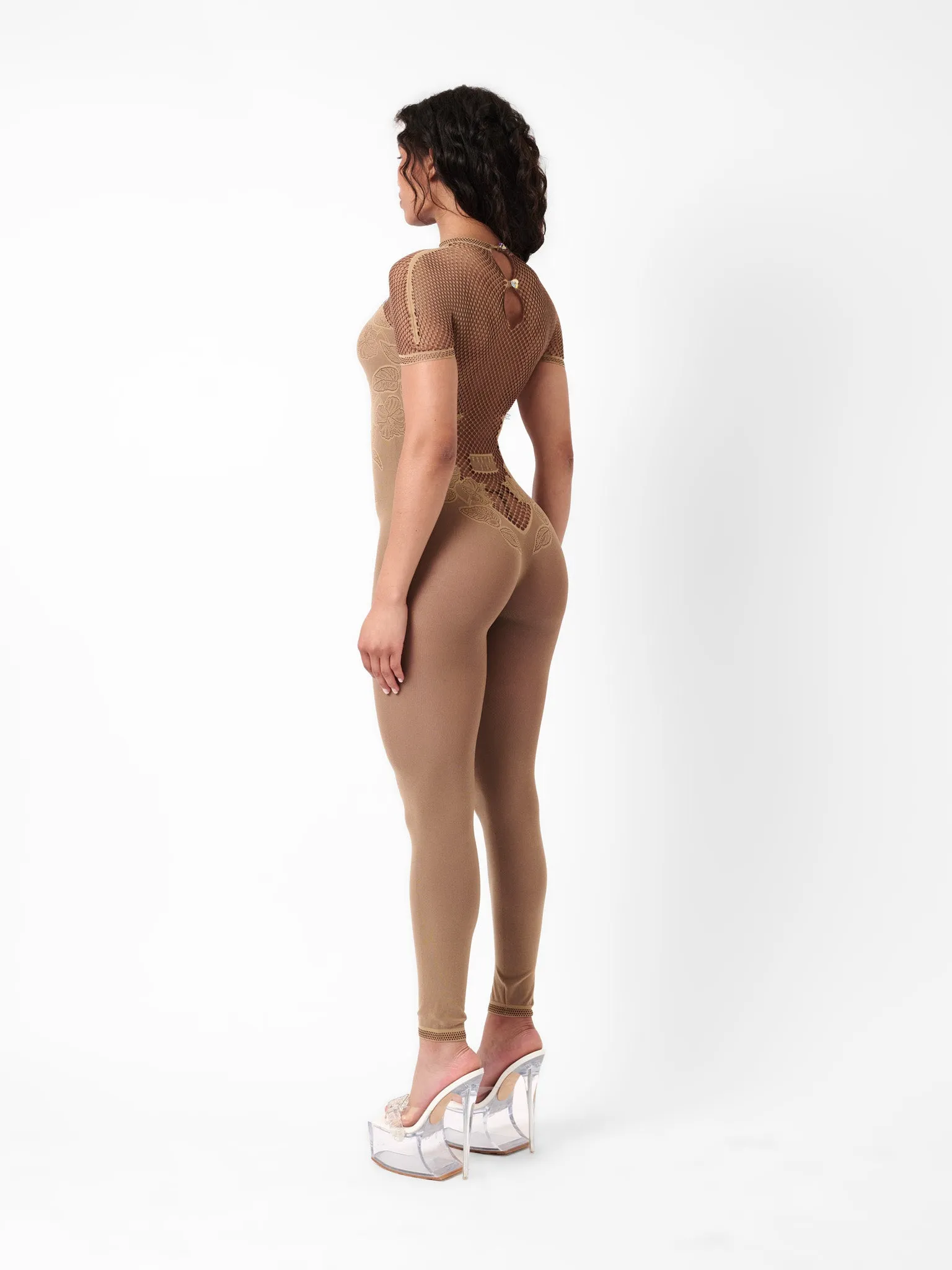 Juju Jumpsuit Beige sold by Poster Girl product image thumbnail 5