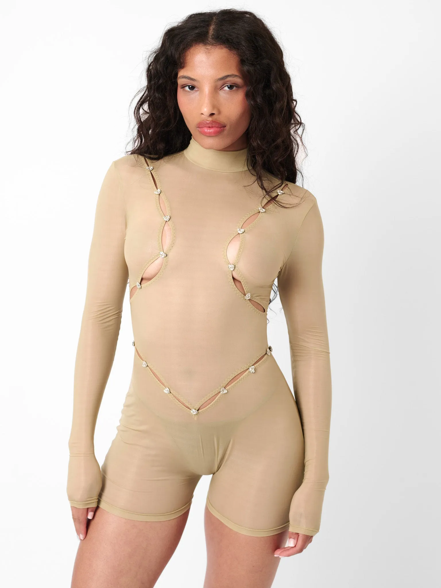 Pika Playsuit Taupe sold by Poster Girl product image thumbnail 2