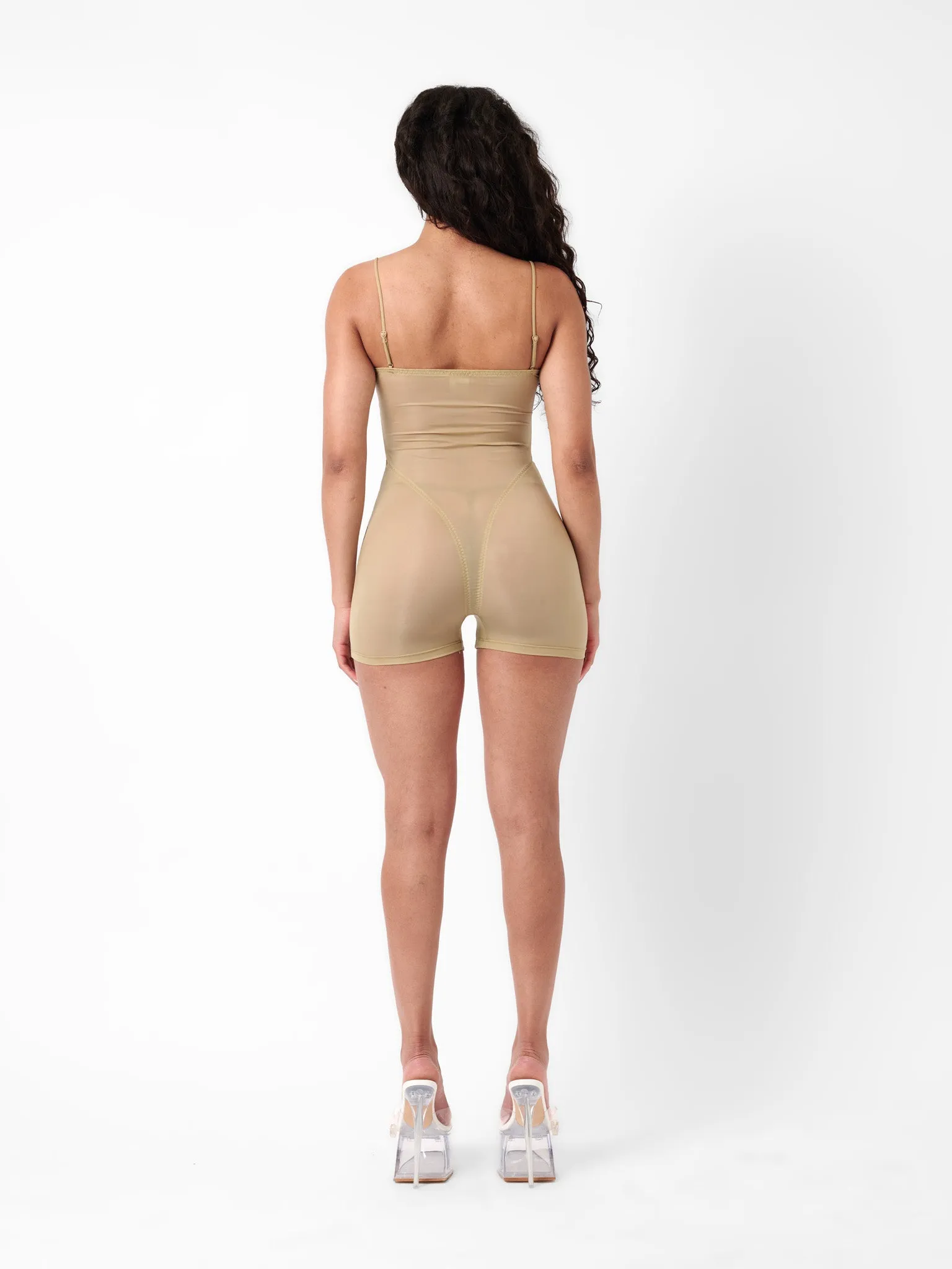 Goldie Playsuit Taupe sold by Poster Girl product image thumbnail 3