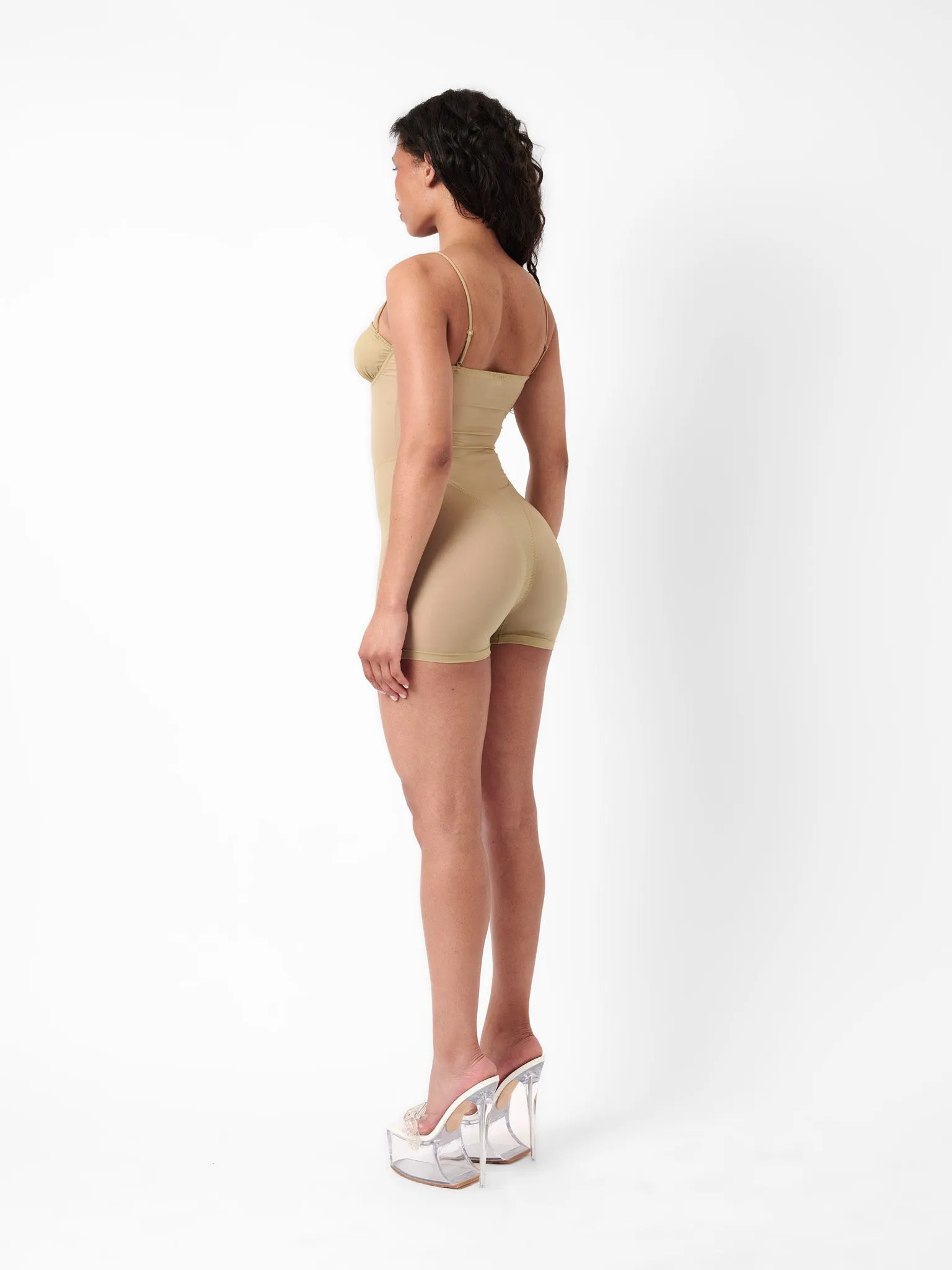 Goldie Playsuit Taupe sold by Poster Girl product image thumbnail 5
