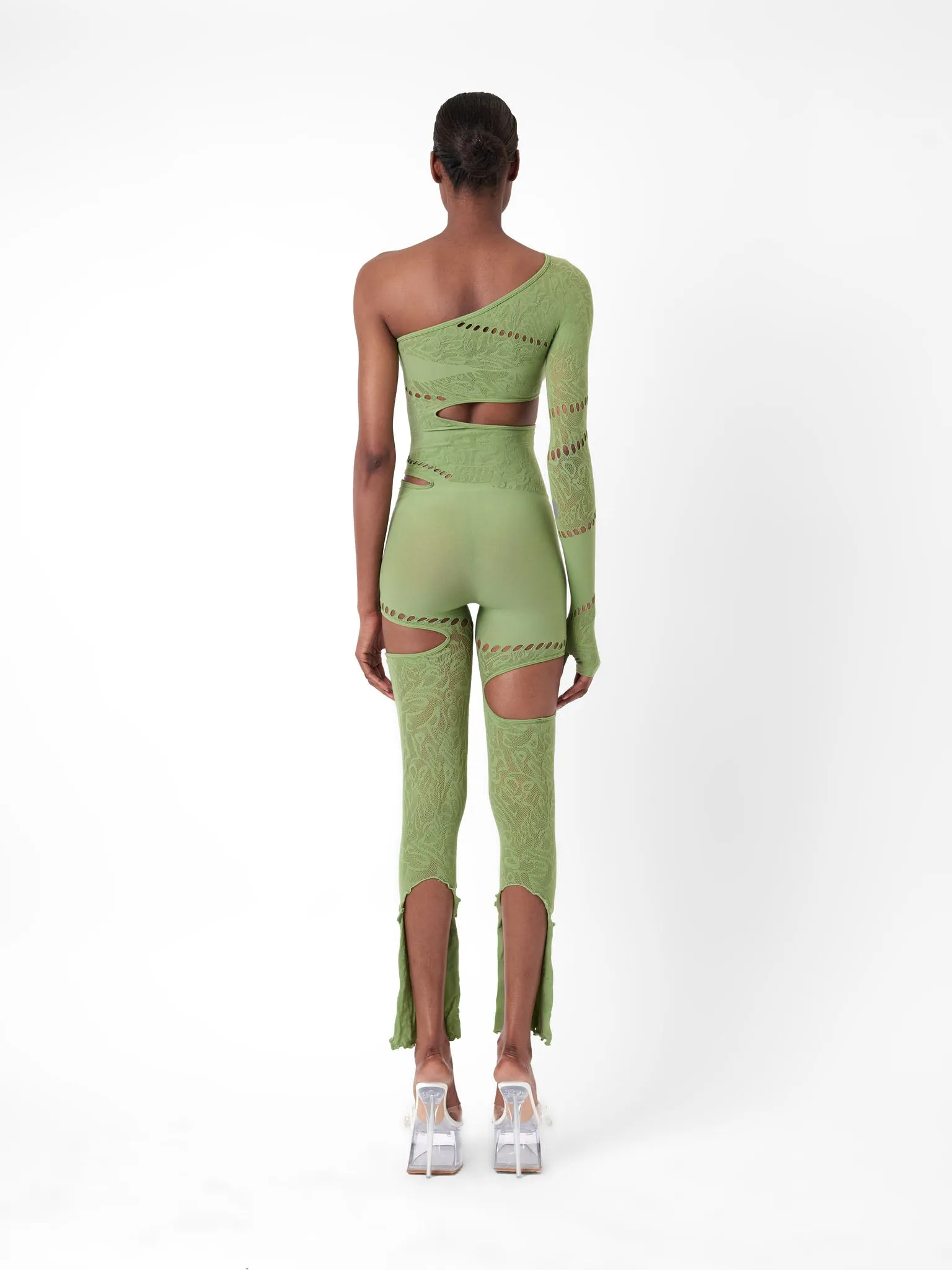 Jinx Jumpsuit Sativa Green sold by Poster Girl product image thumbnail 3