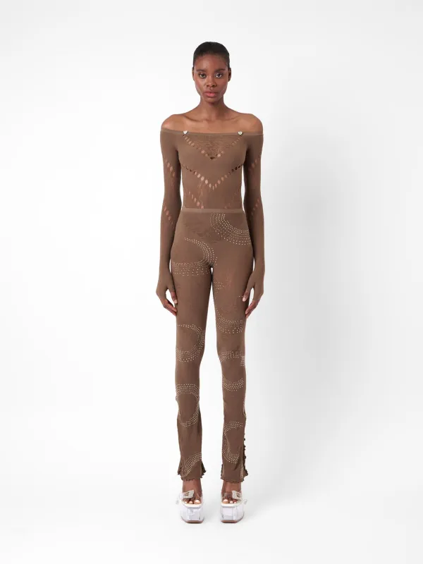 Maia Pants Kahlua Brown sold by Poster Girl