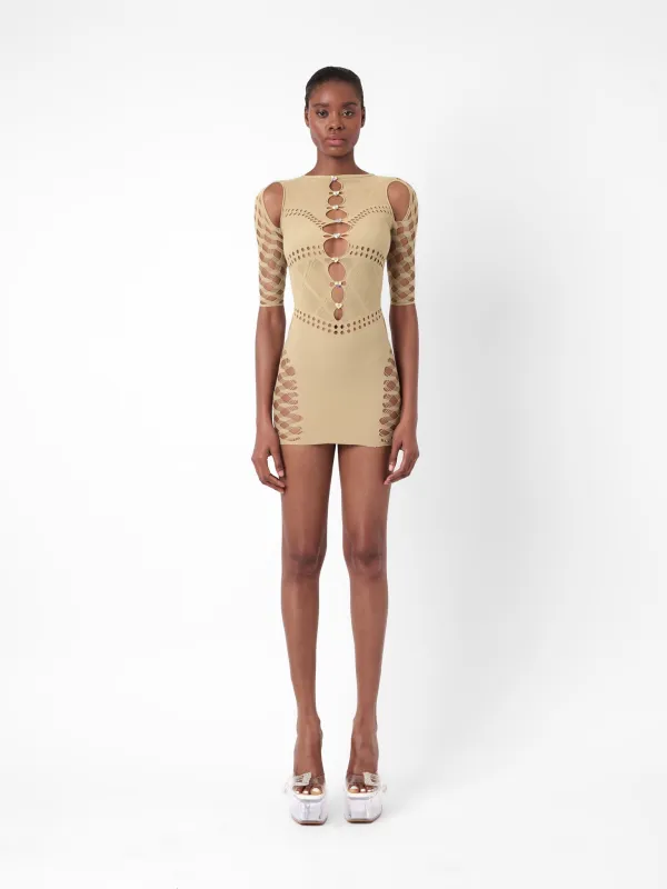 Lola Dress Clay sold by Poster Girl