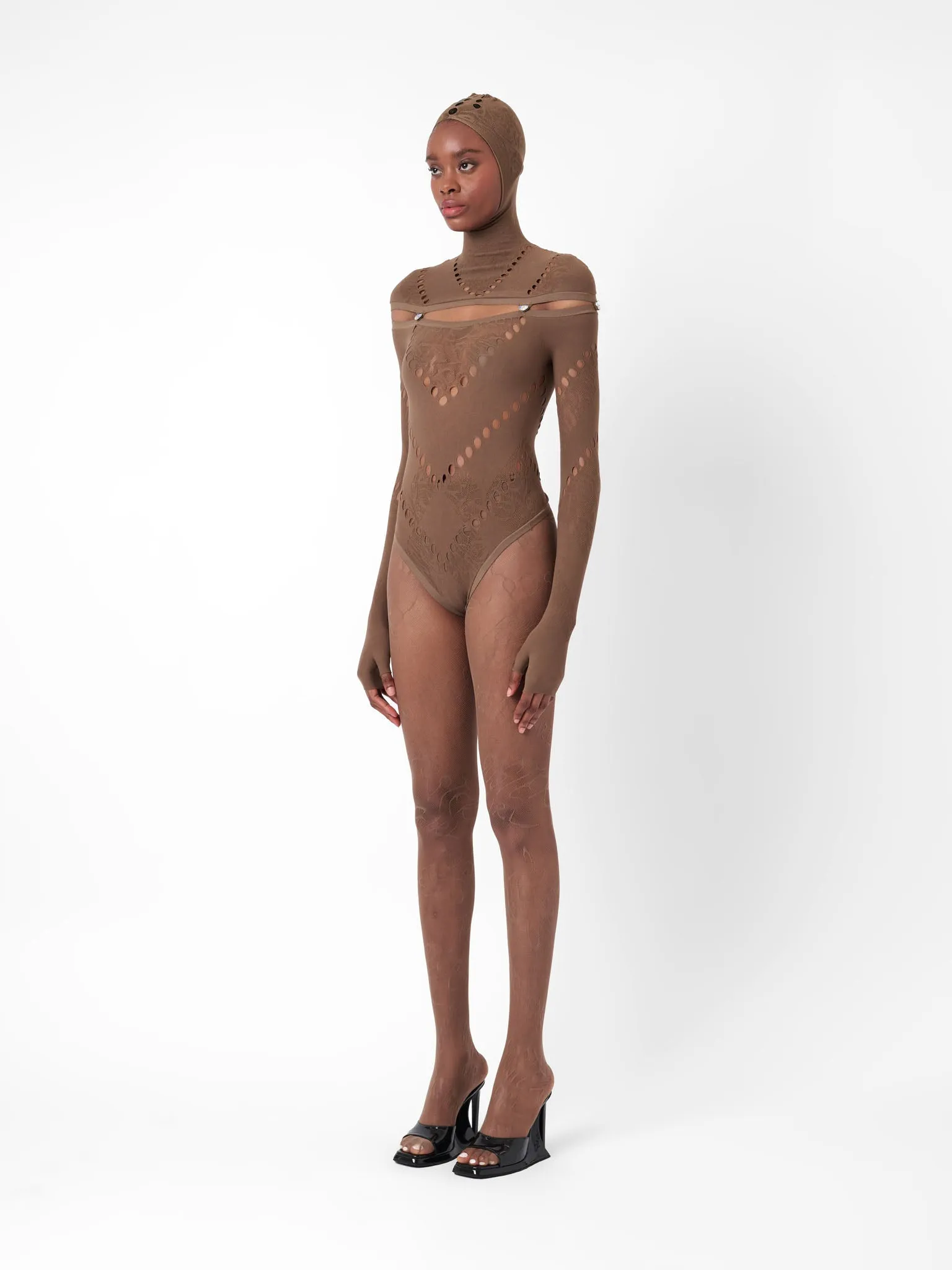 Pearl Bodysuit Kahlua Brown sold by Poster Girl product image thumbnail 4