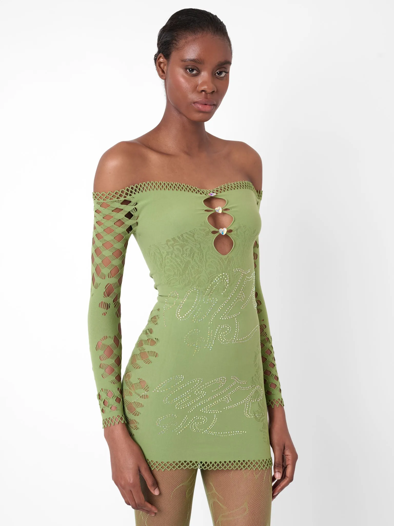 Coco Dress Sativa Green sold by Poster Girl product image thumbnail 2