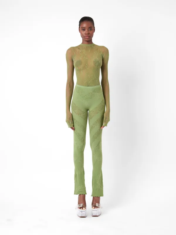 Maia Pants Sativa Green sold by Poster Girl