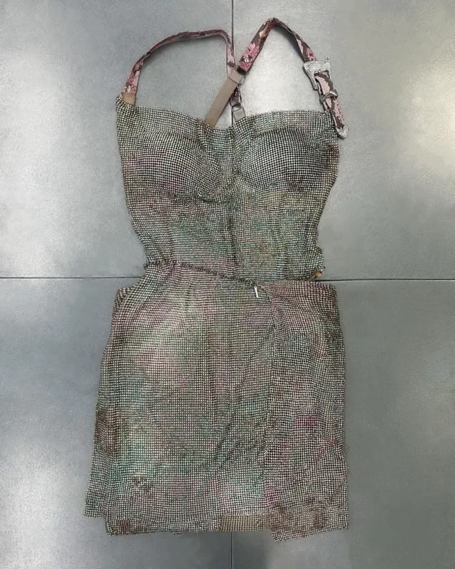 Mirage Chainmail Mini Dress sold by Poster Girl