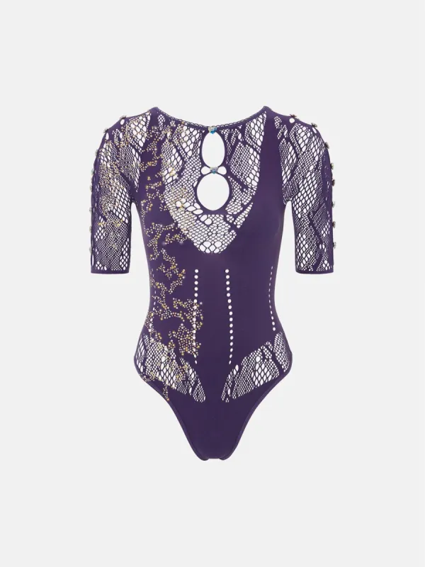 Exclusive Stella Bodysuit Midnight sold by Poster Girl