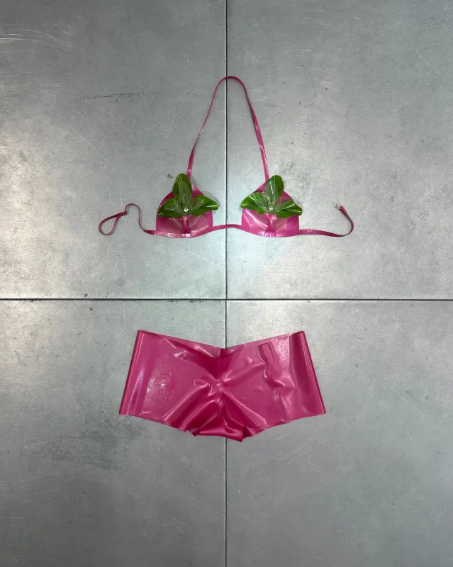 Donatella Bikini Top Rhubarb made by Poster Girl
