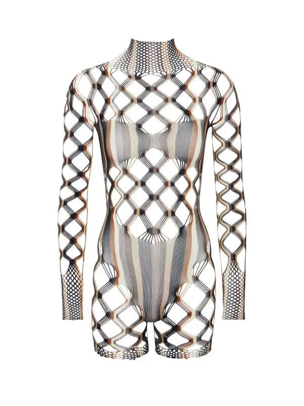 Dollar Playsuit Oyster Stripe sold by Poster Girl