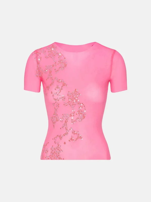 Terry Tee Pink Texas made by Poster Girl