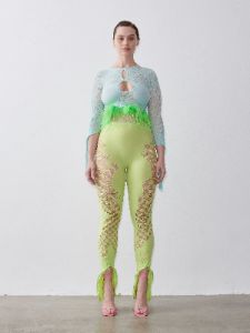 Feather Mira Top Soft Turquoise sold by Poster Girl