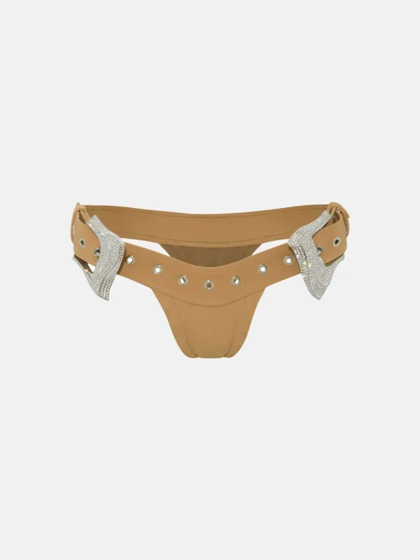 Akina Bikini Bottoms Biscotti sold by Poster Girl