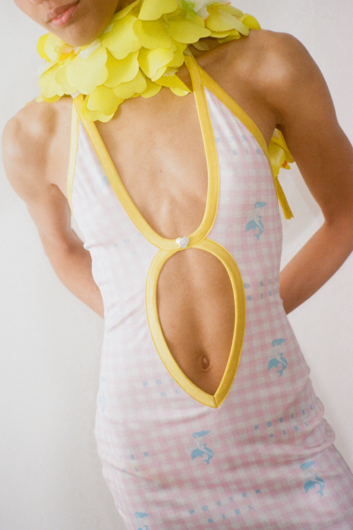 Regina Playsuit Dress Sunshine Gingham sold by Poster Girl product image thumbnail 4