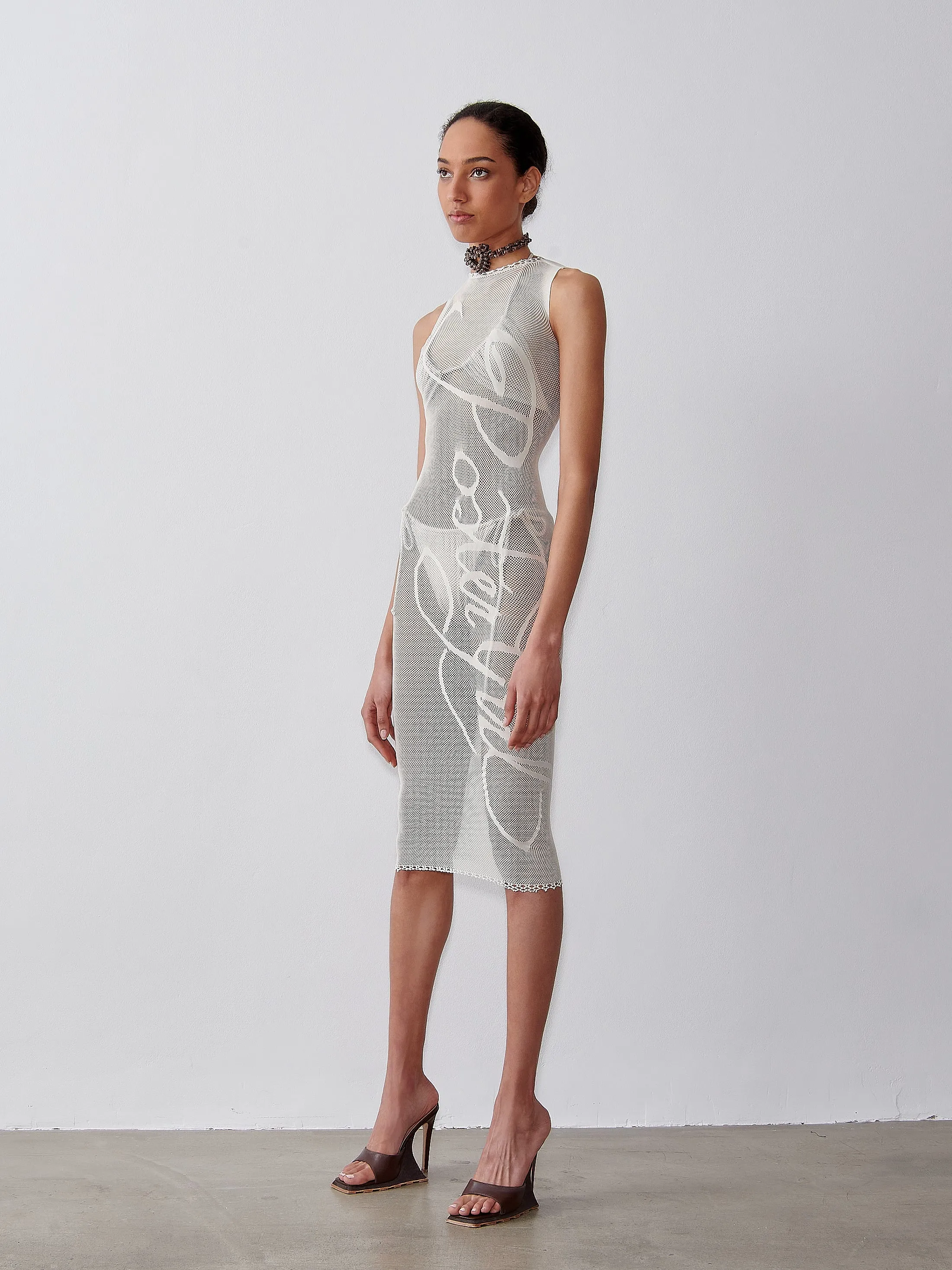 Aloha Midi Dress Butter sold by Poster Girl product image thumbnail 4