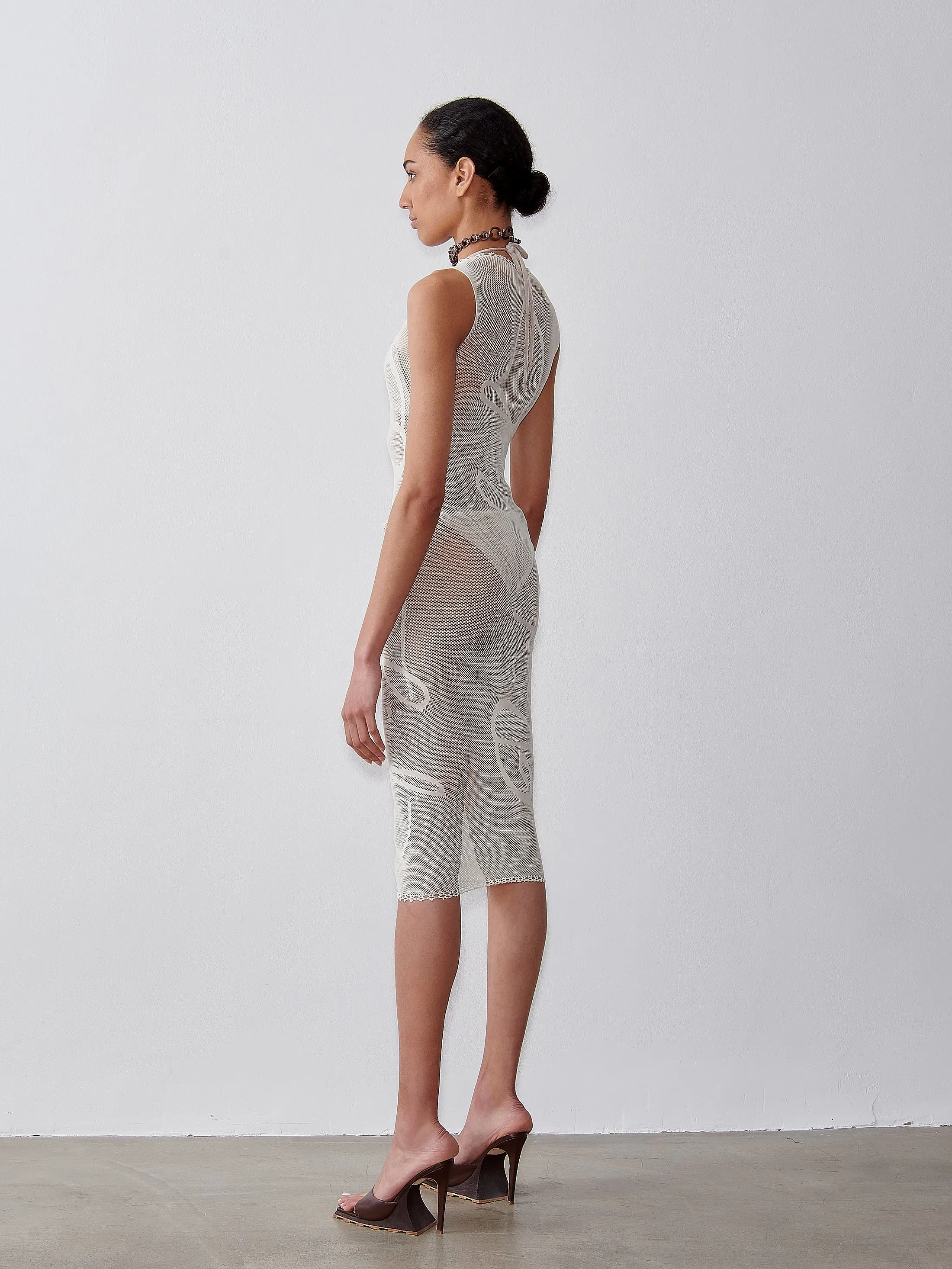 Aloha Midi Dress Butter sold by Poster Girl product image thumbnail 3