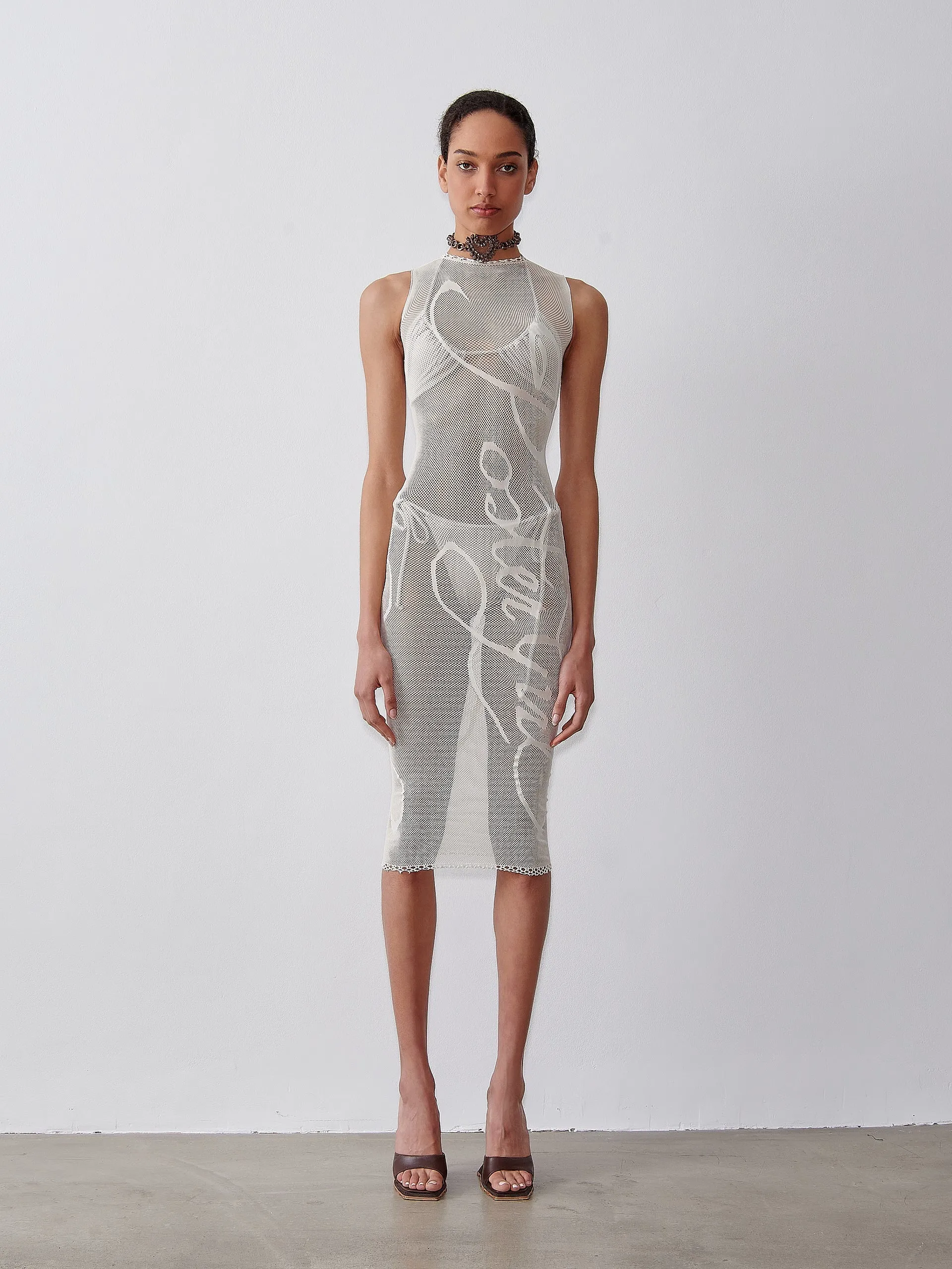 Aloha Midi Dress Butter sold by Poster Girl product image thumbnail 2