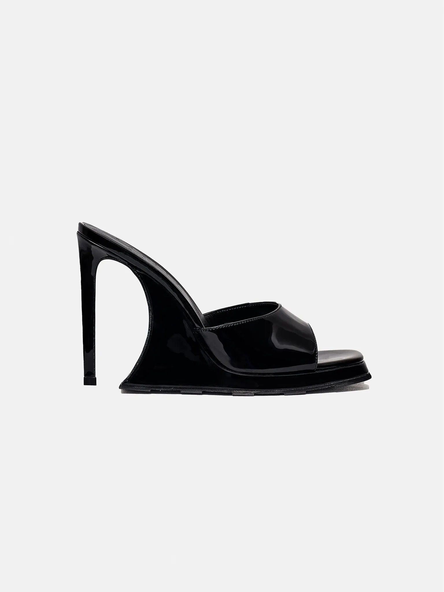 Ursula Mules Patent Leather Black sold by Poster Girl
