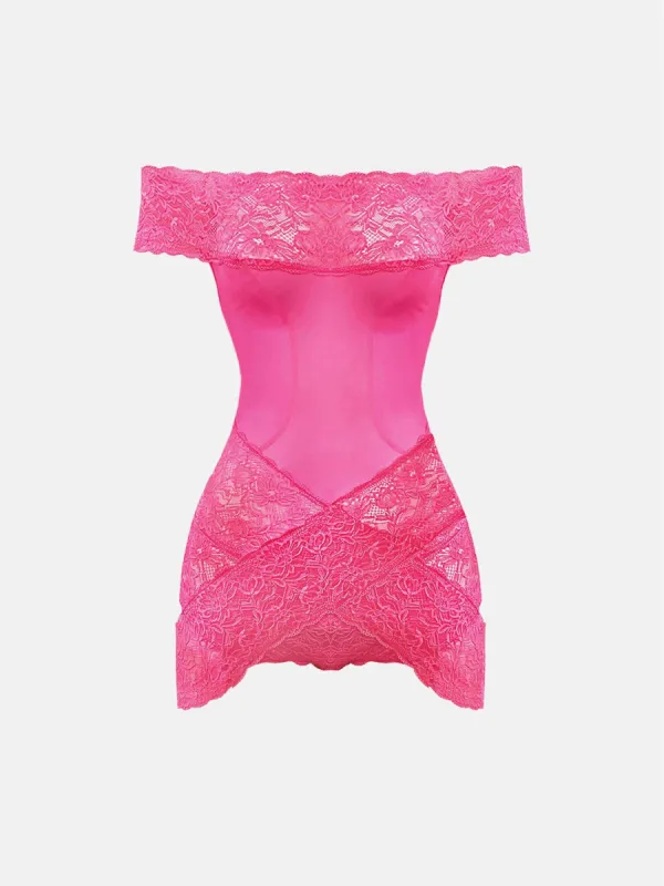 Charm Romper Harlot Pink sold by Poster Girl