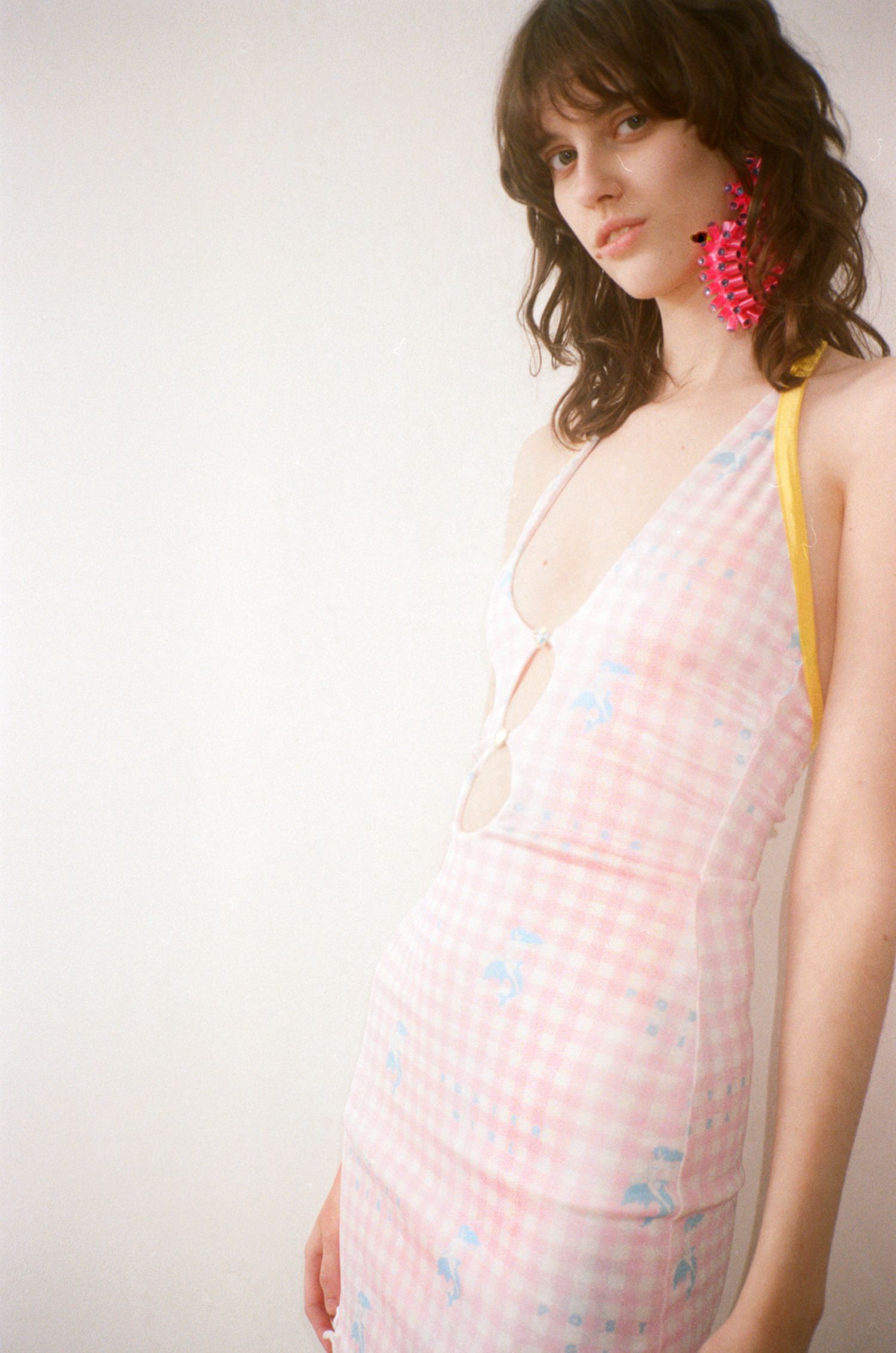 Gretchen Mini Dress Pink Gingham sold by Poster Girl product image thumbnail 5