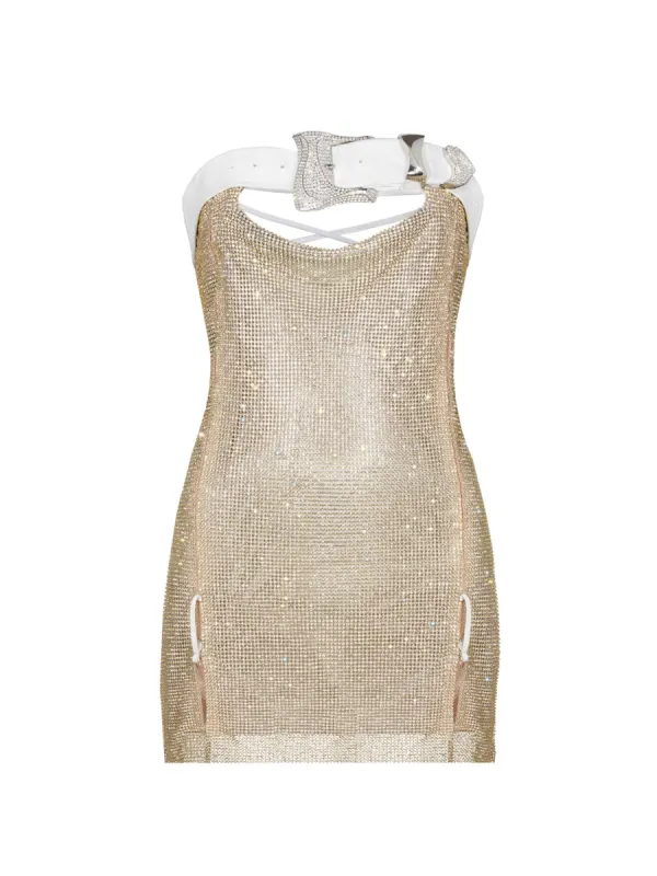 Stephanie Mini Dress Lemon Haze sold by Poster Girl