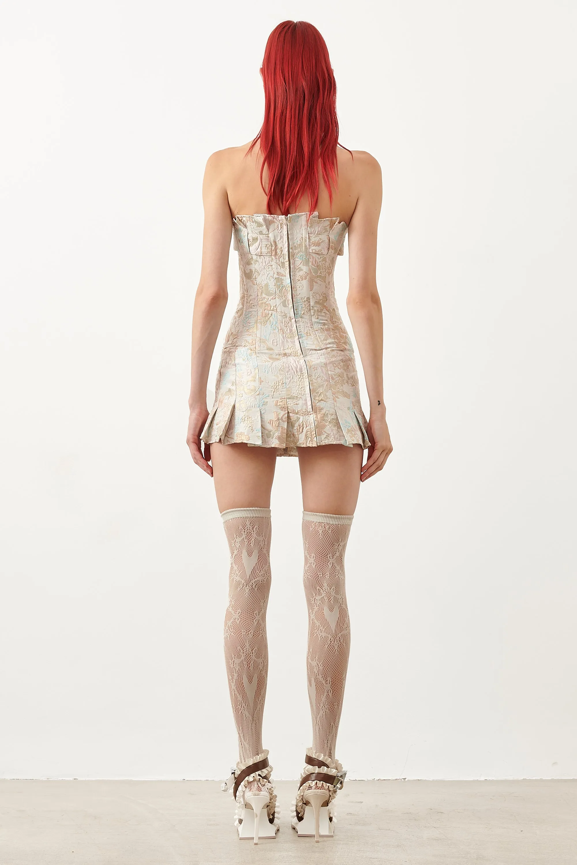 Calamity Corset Dress Floral Brocade sold by Poster Girl product image thumbnail 4