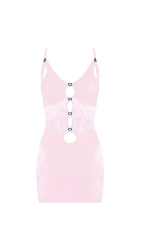 Megan Dress Rose Quartz sold by Poster Girl