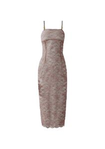Blair Midi Dress Marlboro Light sold by Poster Girl