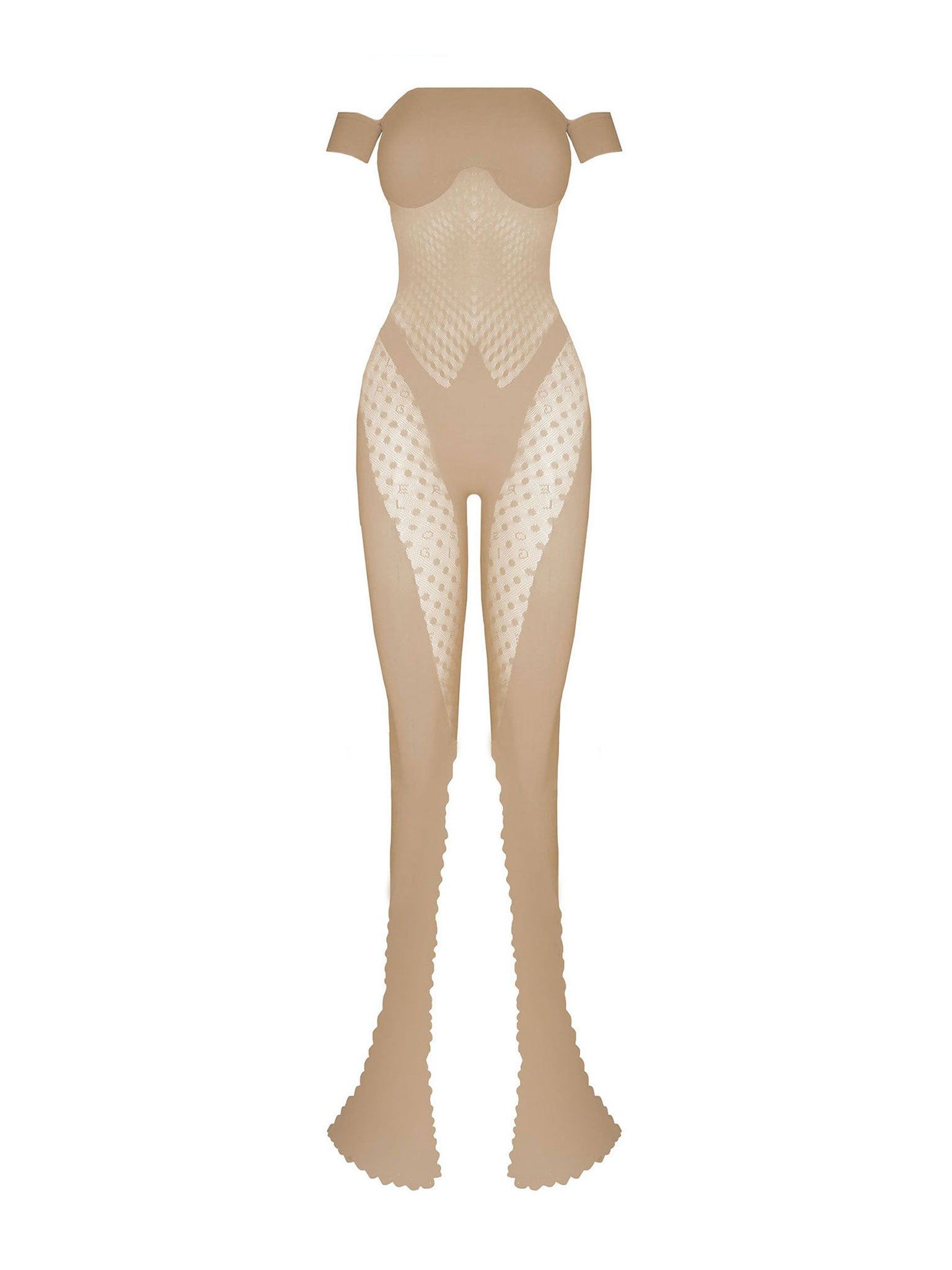 Junia Jumpsuit in Taupe sold by Poster Girl