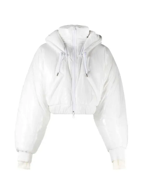 Bianca Bomber Jacket Off White sold by Poster Girl