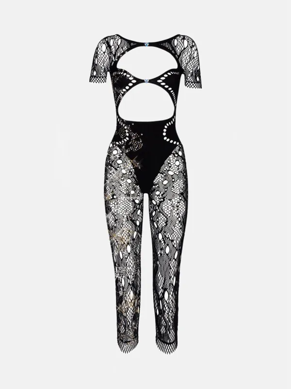 Barbi Jumpsuit Jet Black sold by Poster Girl